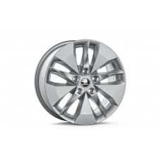 R16 alloy wheel TWISTER in silver design for Skoda OCTAVIA IV